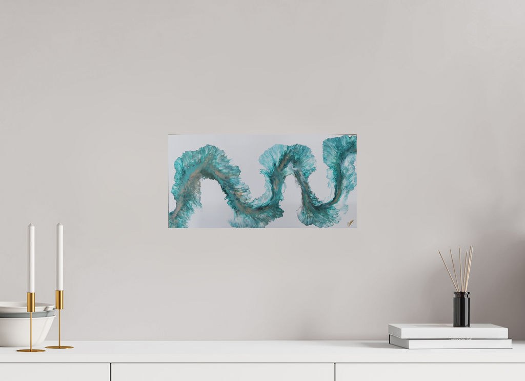 16.1 x 8″, *Photo Print on Fuji Silk Paper No Frame Tidal Reviere