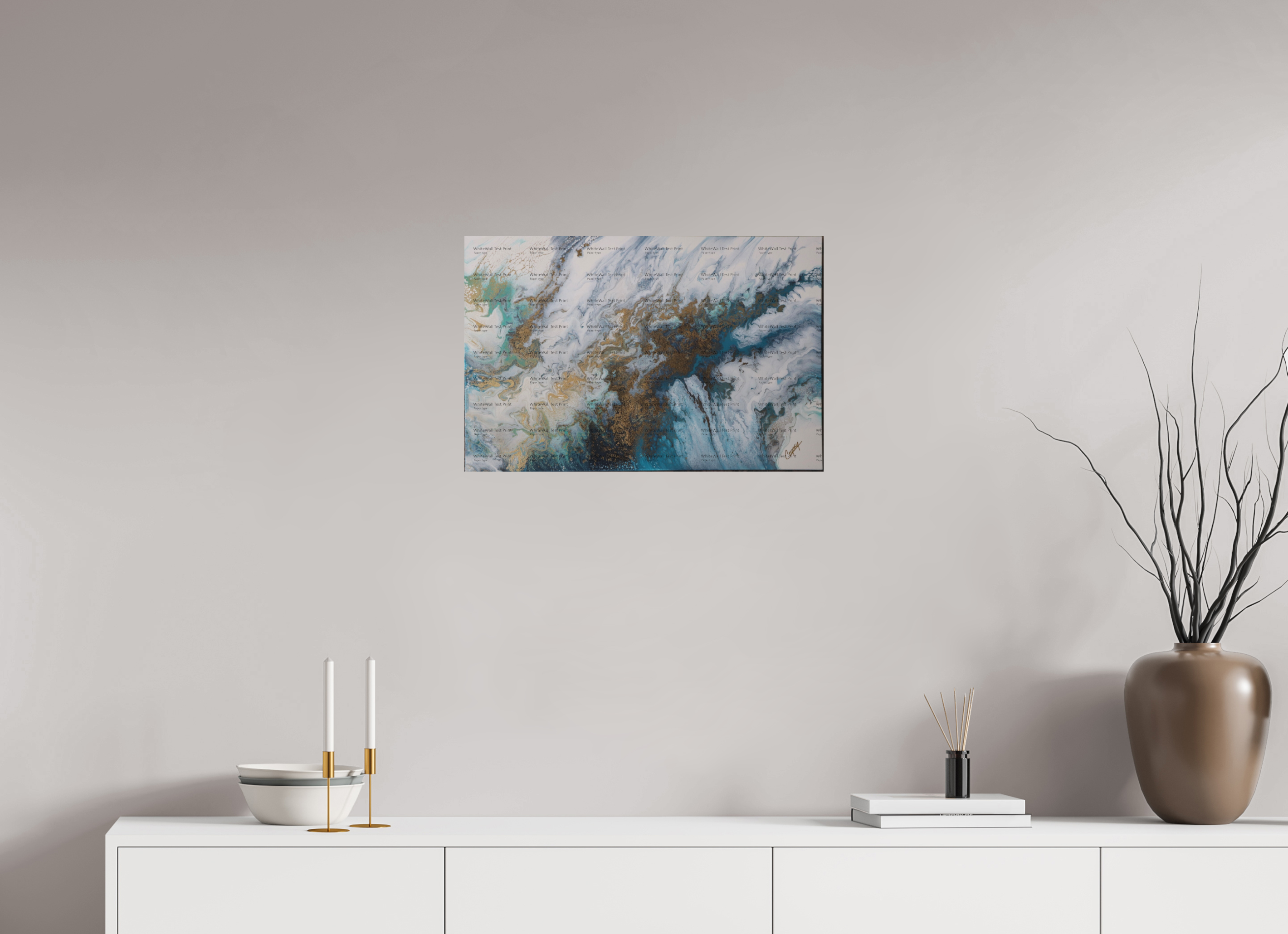 24.4 x 16″, *SAMPLE Photo Print on Fuji Silk Paper no frame Seascape Canvas - Original Acrylic Ocean Painting