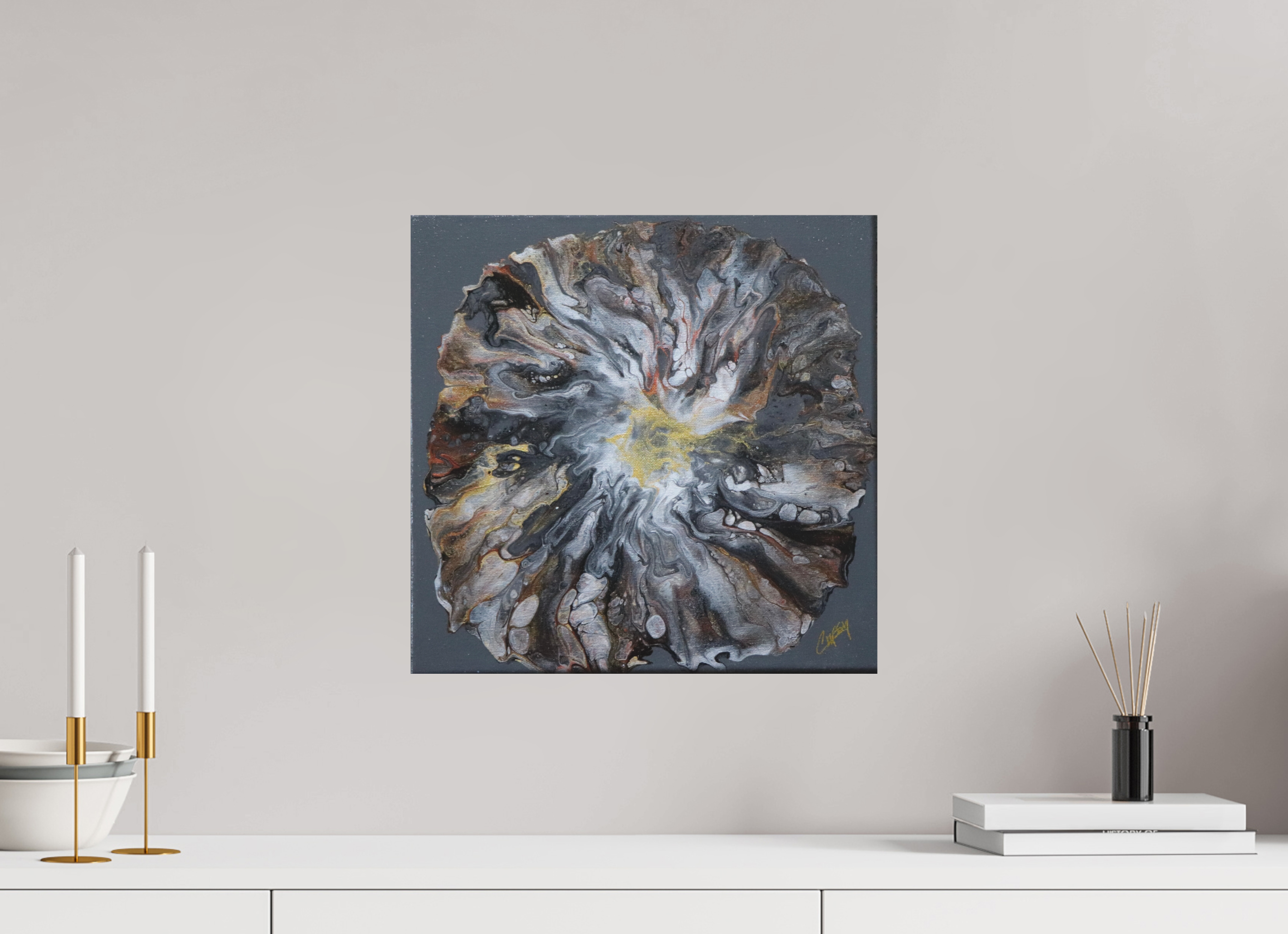 16.3 x 16″, *Photo Print on Fuji Silk Paper No Frame Copper Bloom II