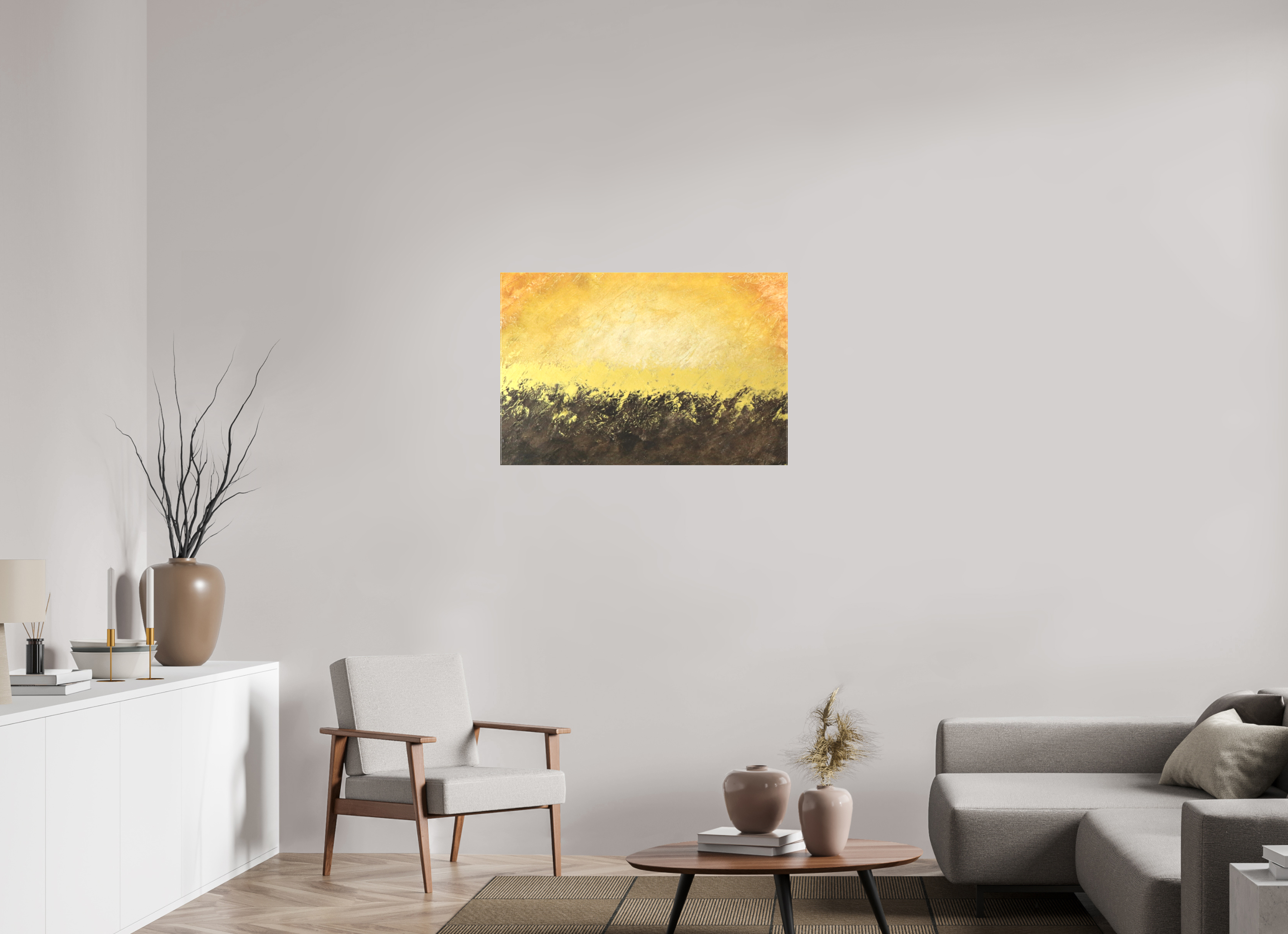 36 x 24″, *1.25" Matte Canvas No Frame Golden Sunset