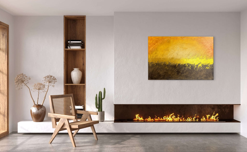 Golden Sunset - The Living Abstract