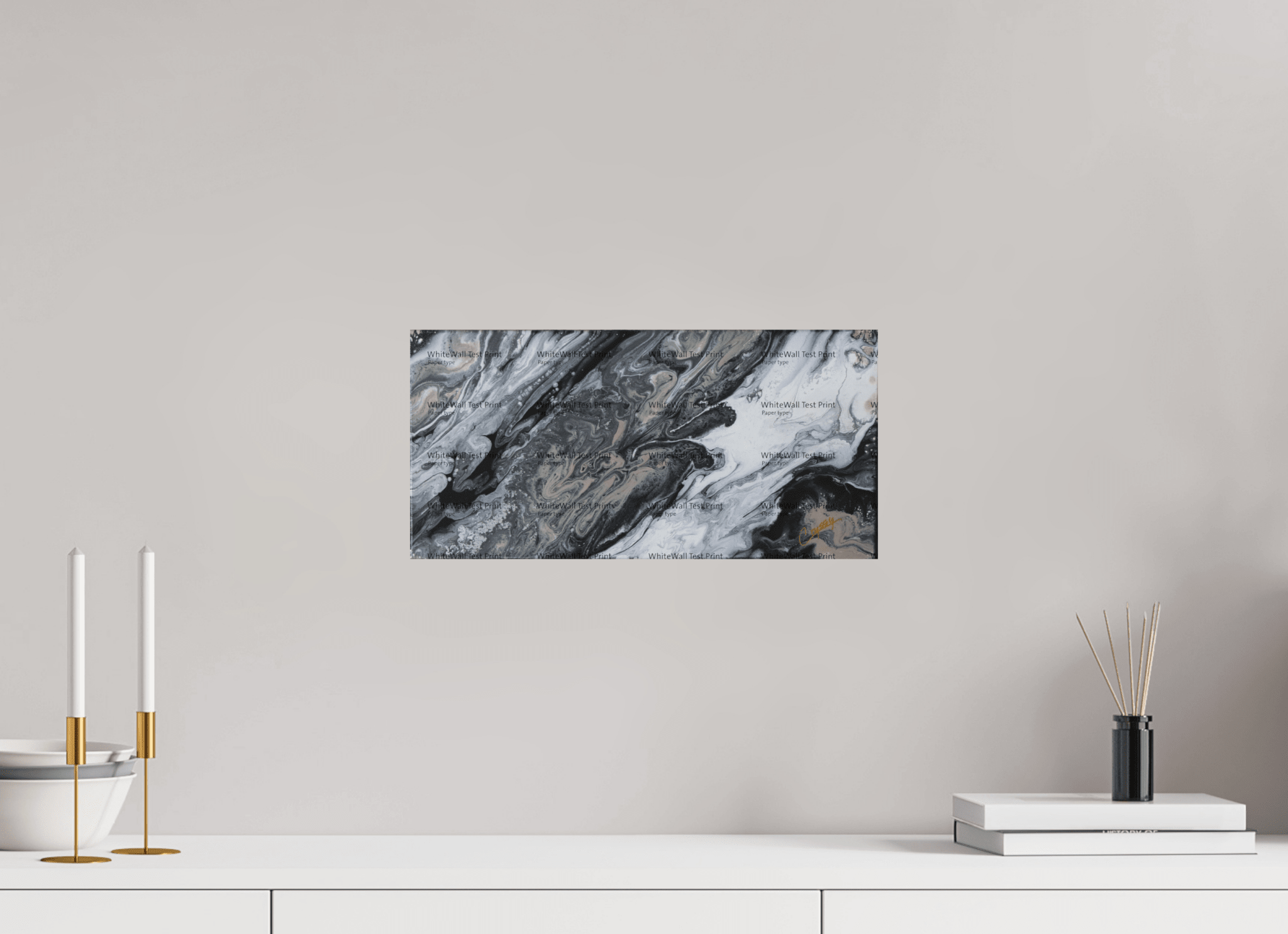 Black Sands - Original Tilt Pour - The Living Abstract