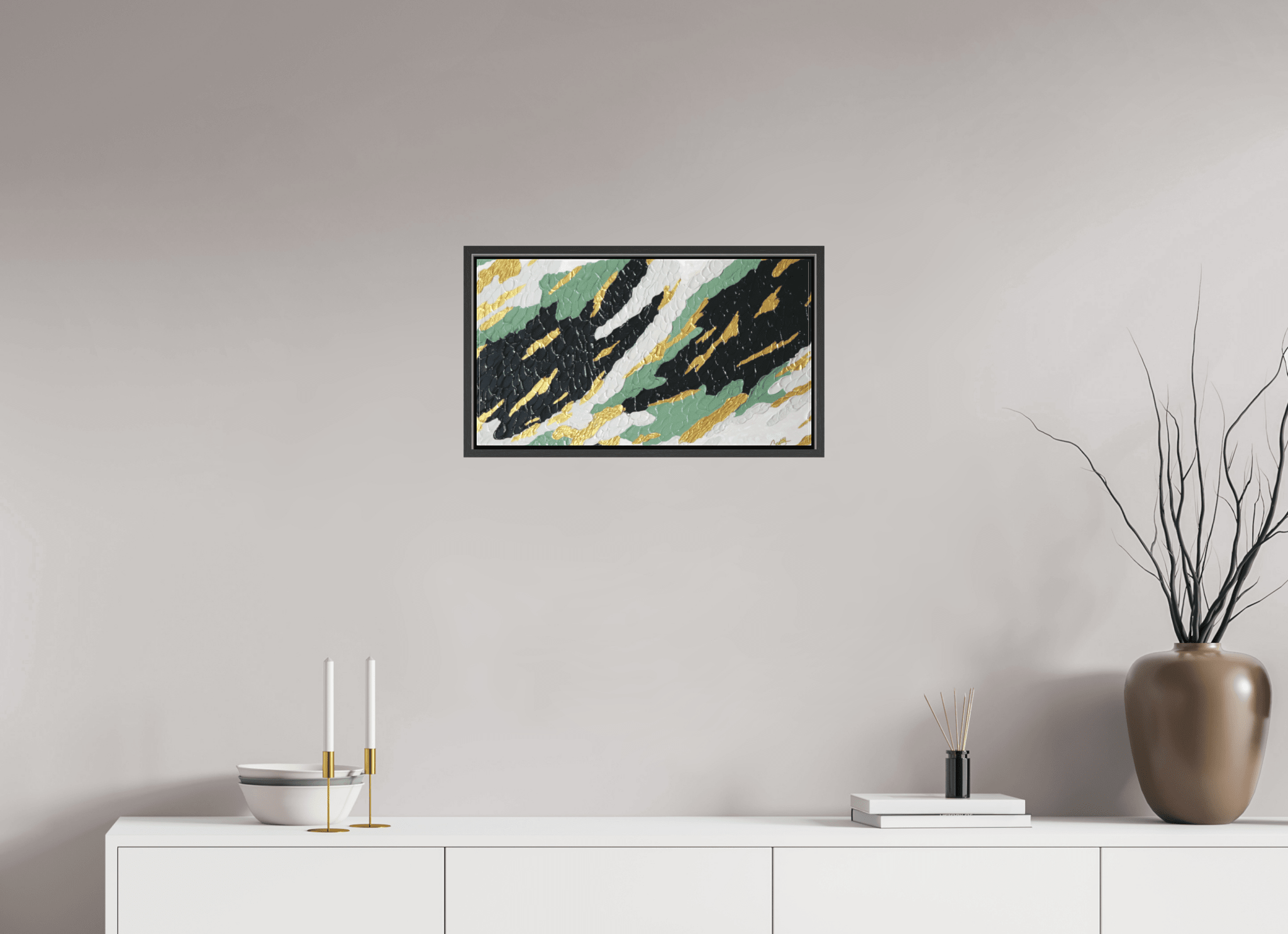 Gilded Forest - Textured Acrylic Art - The Living Abstract