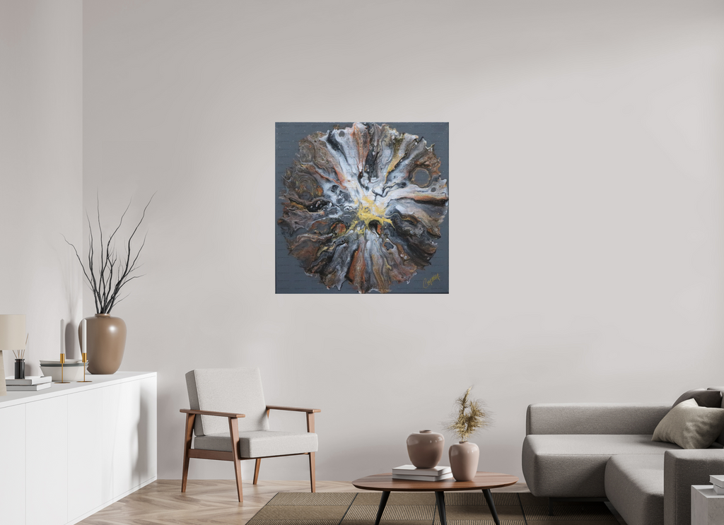 39.5 x 39″, *Photo Print on Fuji Silk Paper no frame copper Bloom