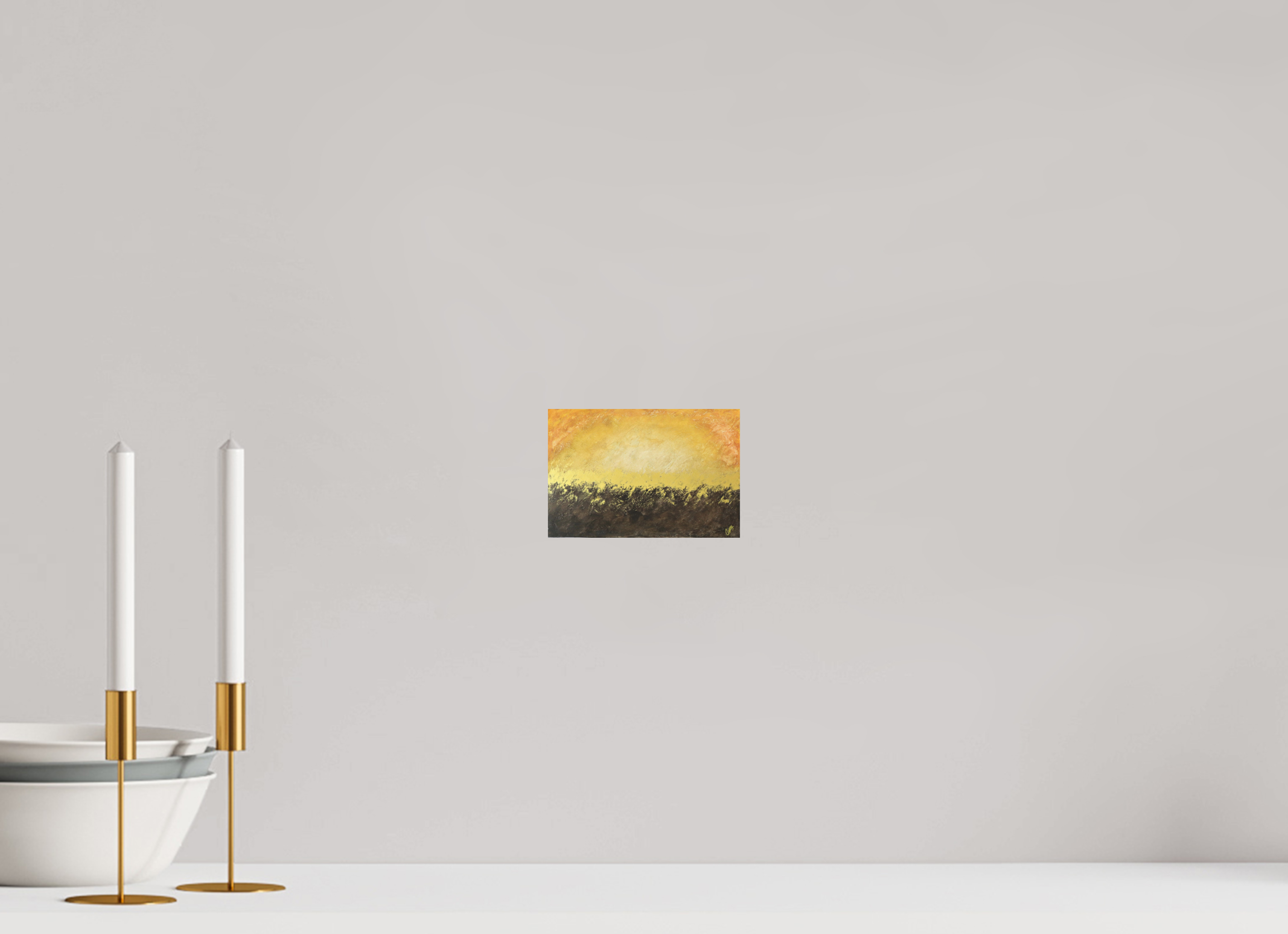 6 x 4″, *Photo Print on Fuji Silk with Black Frame Golden Sunset