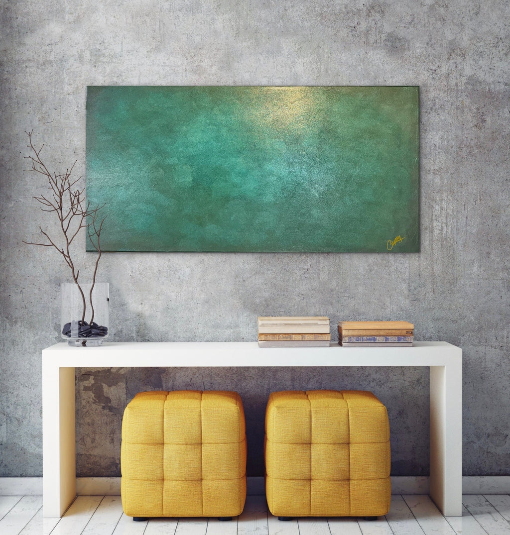 Emerald Fade - The Living Abstract