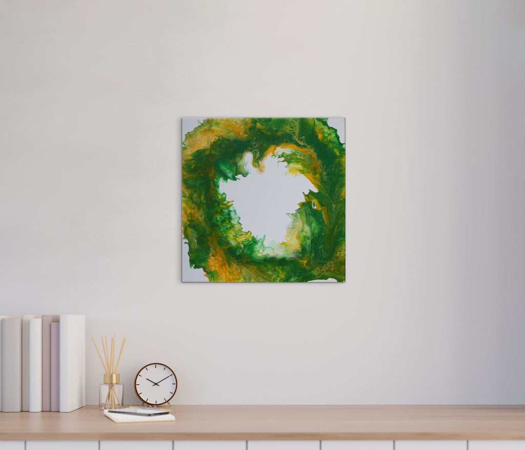 Oregon Ducks — Original Dutch Pour Painting - The Living Abstract