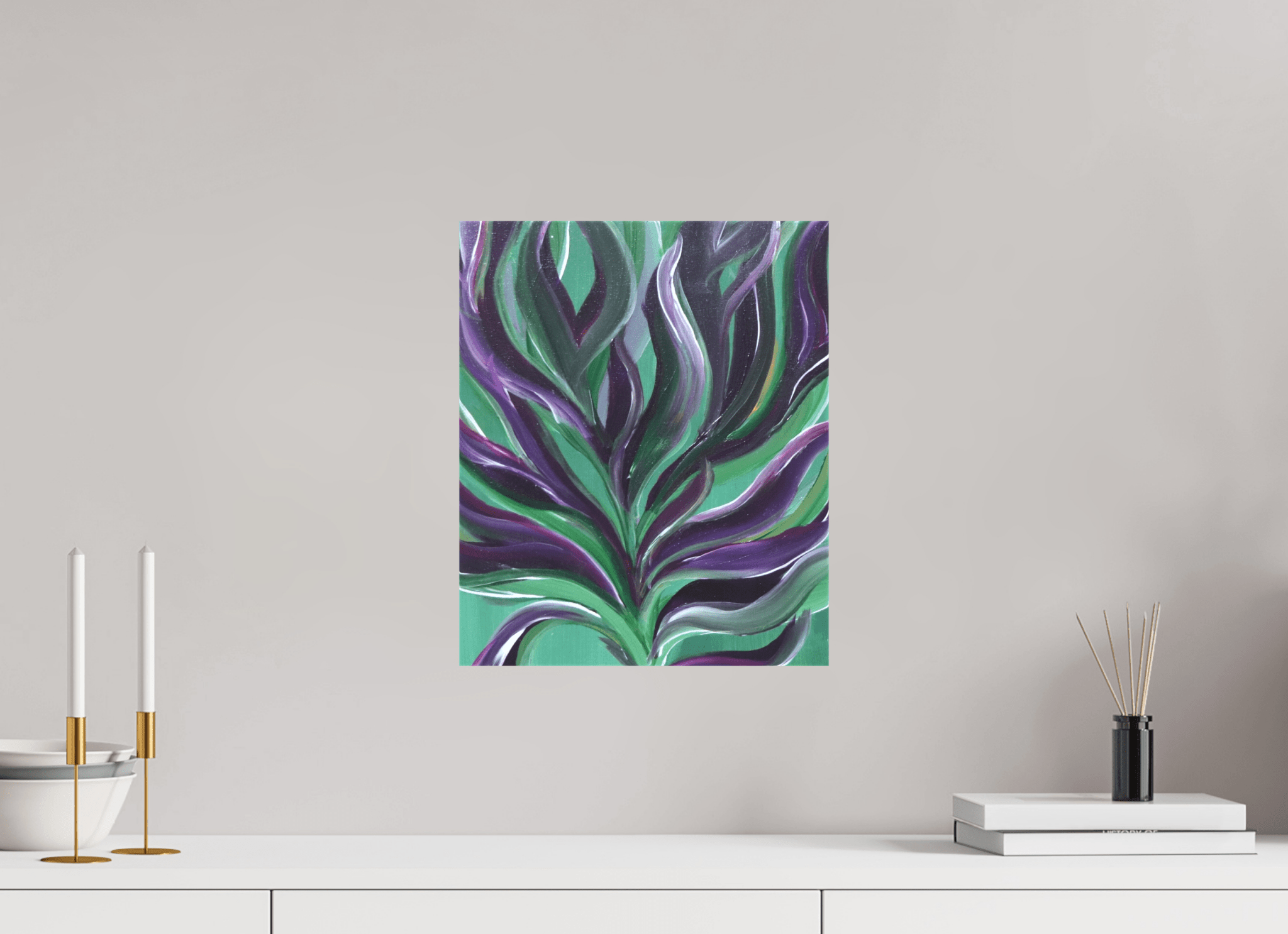 Large Botanical - Original Abstract Acrylic Painting - The Living Abstract