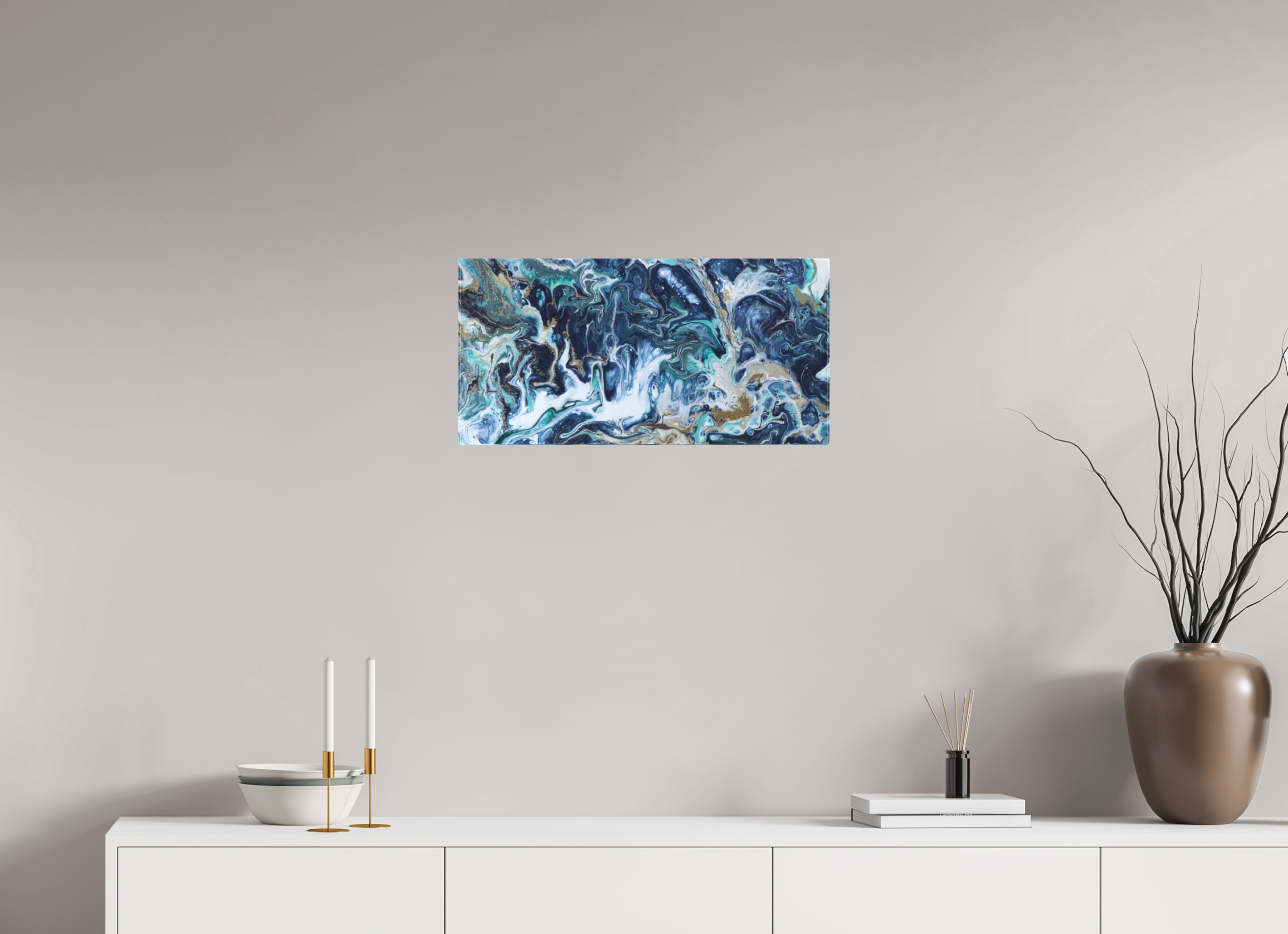 24.3 x 12″, *1.25" Matte Canvas No Frame Above the Storm