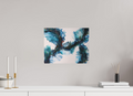 15.1 x 12″, *Photo Print on Fuji Silk Paper No Frame River Blues - Original Dutch Pour Painting