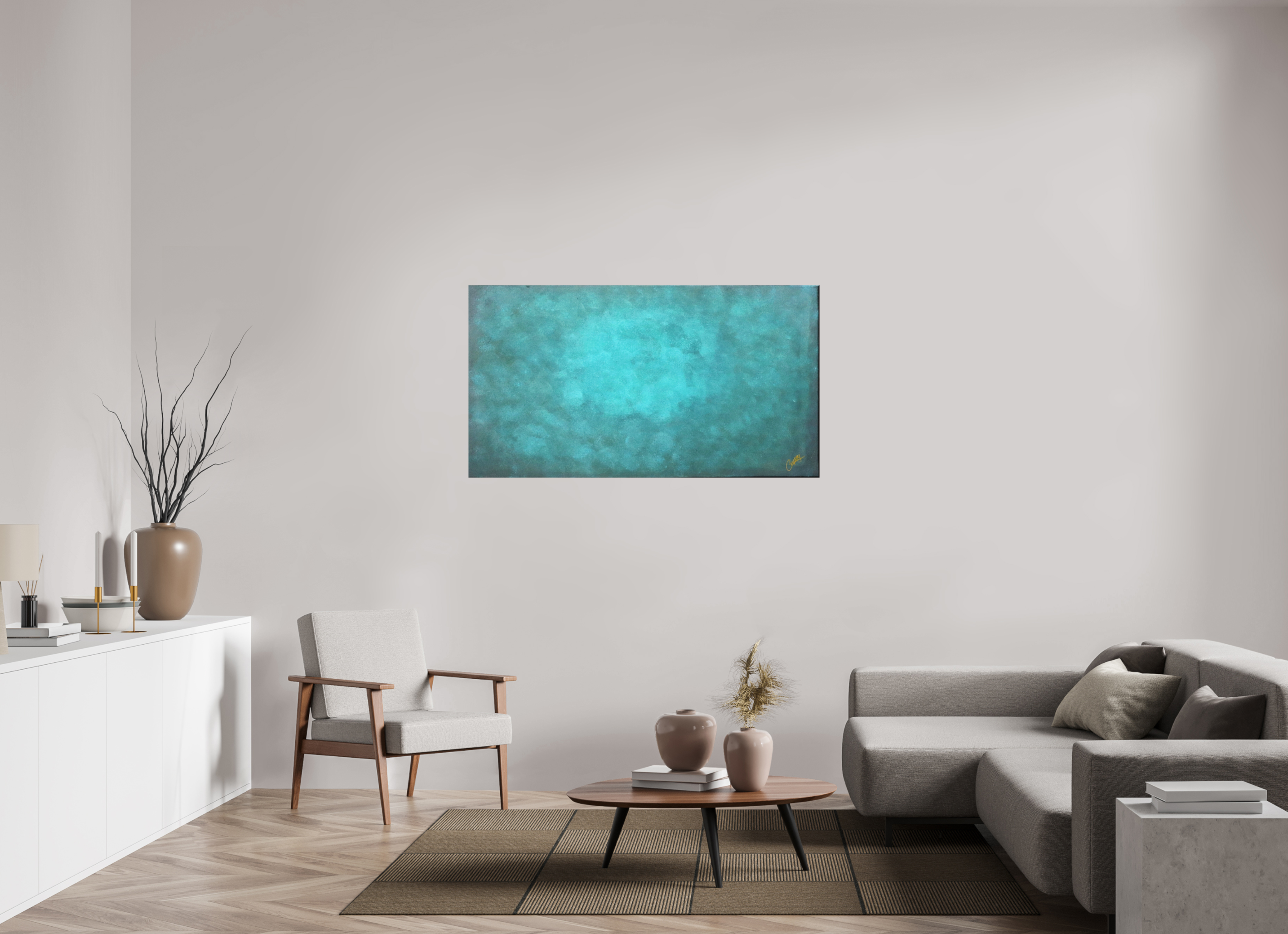 56.5 x 31″, *Photo Print on Fuji Silk Paper No Frame Emerald Fade