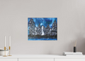 15.5 x 12″, *Photo Print on Fuji Silk Paper No Frame Blue Borealis - Original Acrylic Landscape Painting