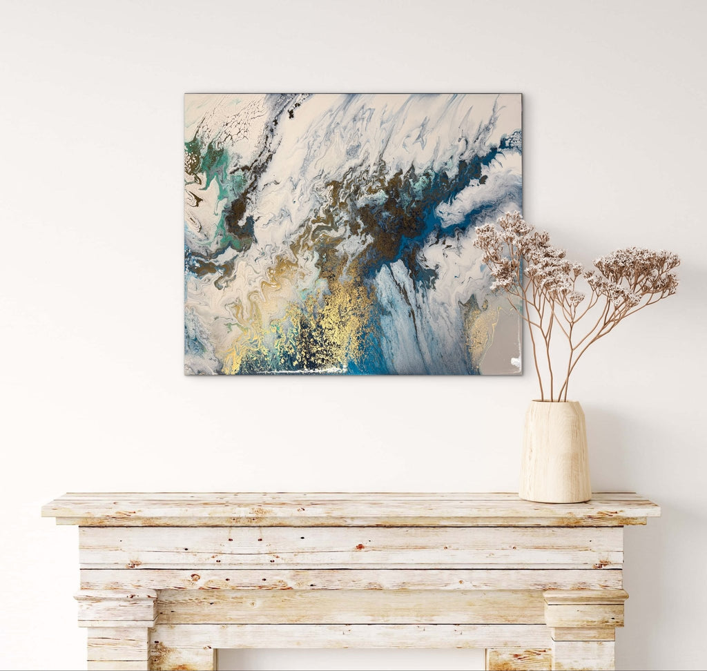 Seascape Canvas Painting - The Living Abstract