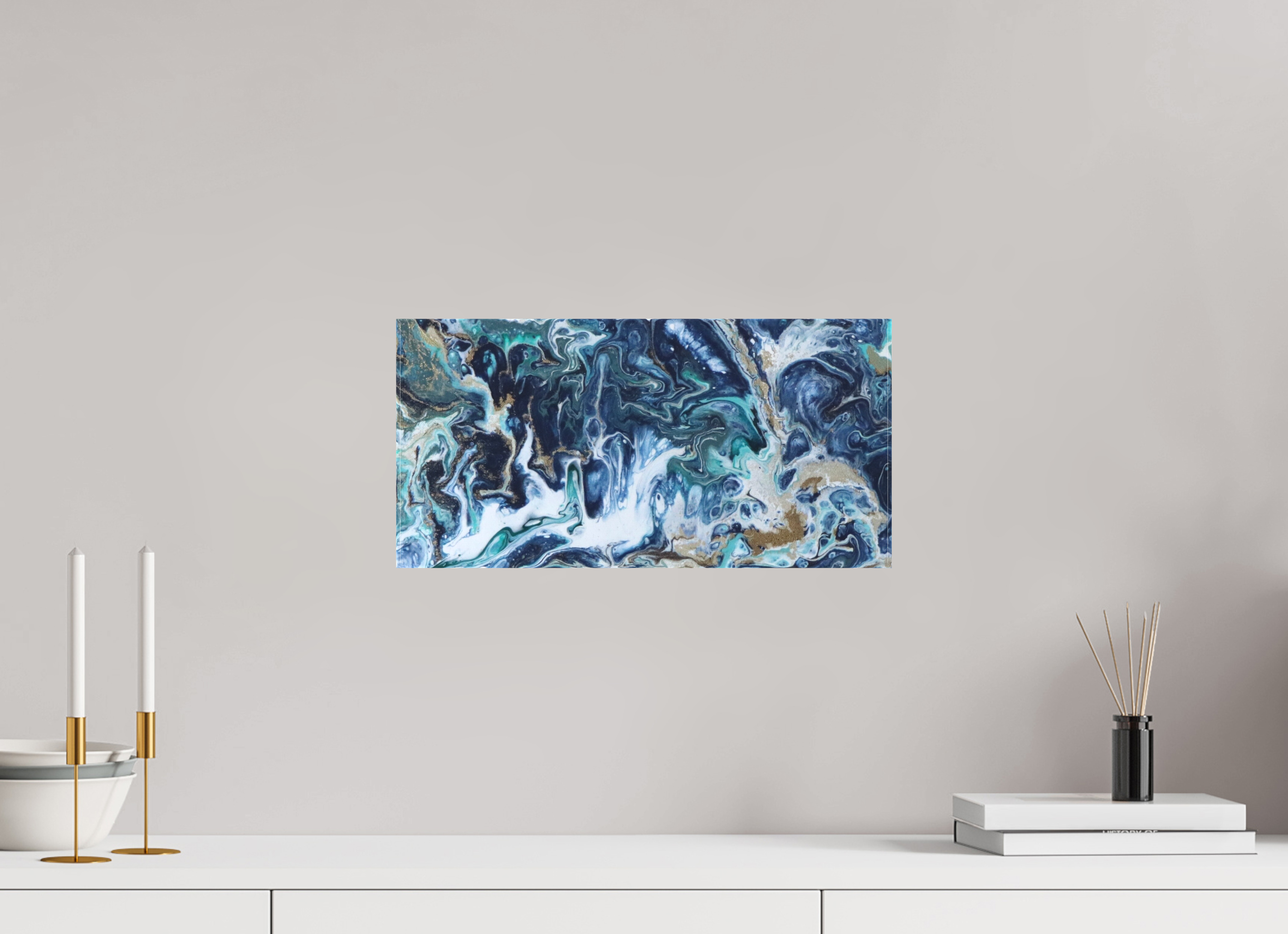 16.2 x 8″, *1.25" Matte Canvas No Frame Above the Storm