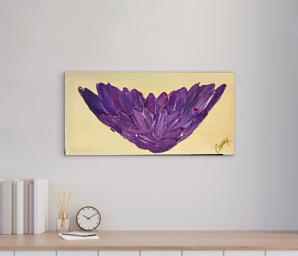 Purple Lotus - The Living Abstract