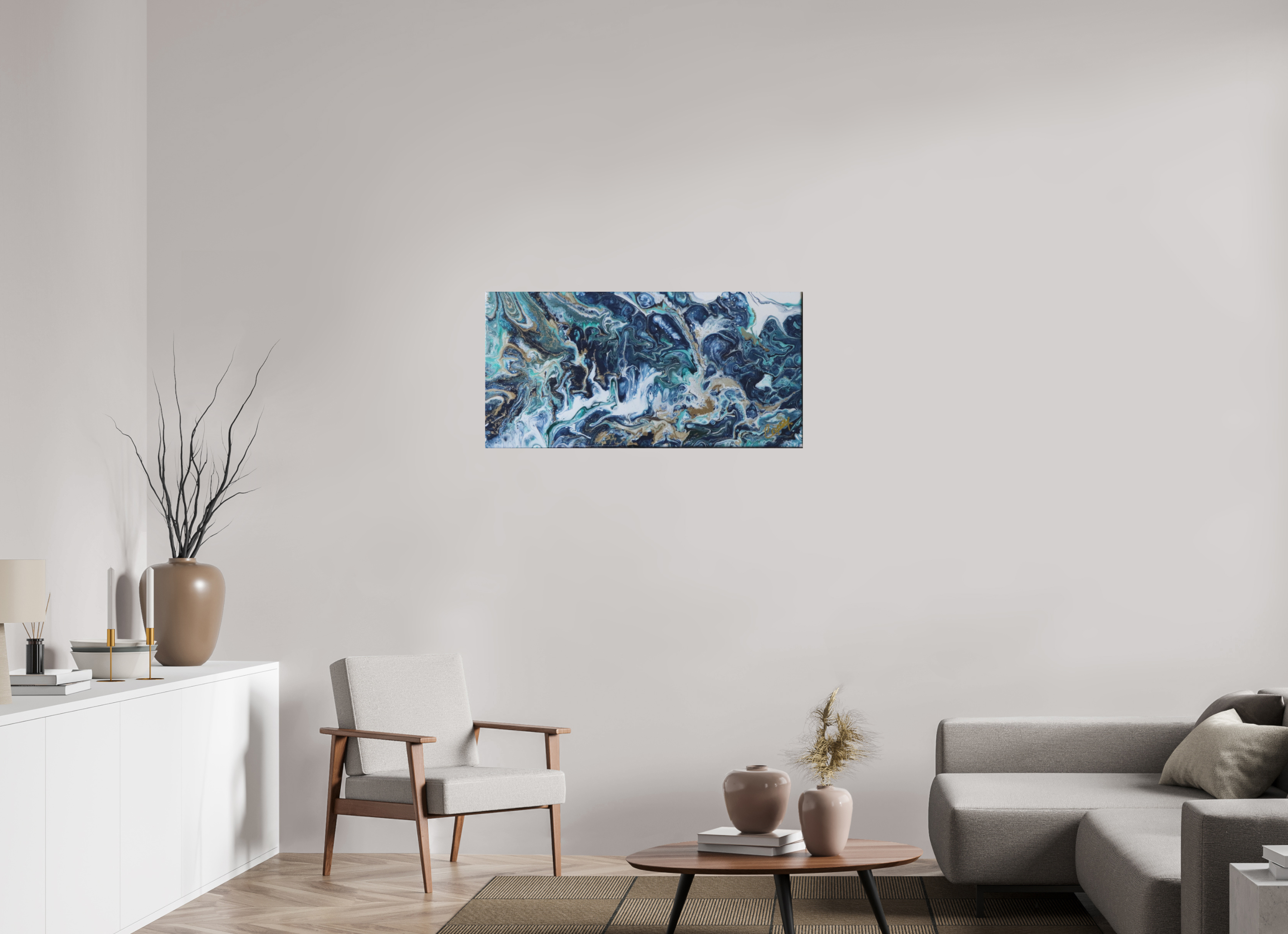 40.6 x 20″, *Photo Print on Fuji Silk Paper No Frame Above the Storm
