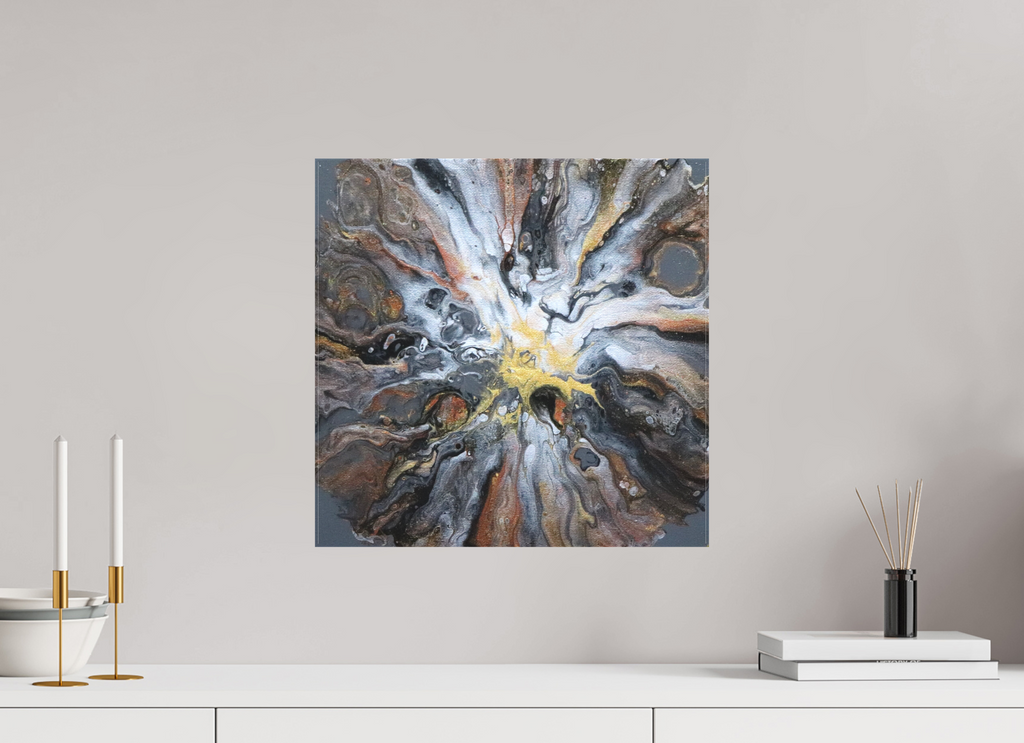 16.2 x 16″, *1.25" Matte Canvas No Frame copper Bloom