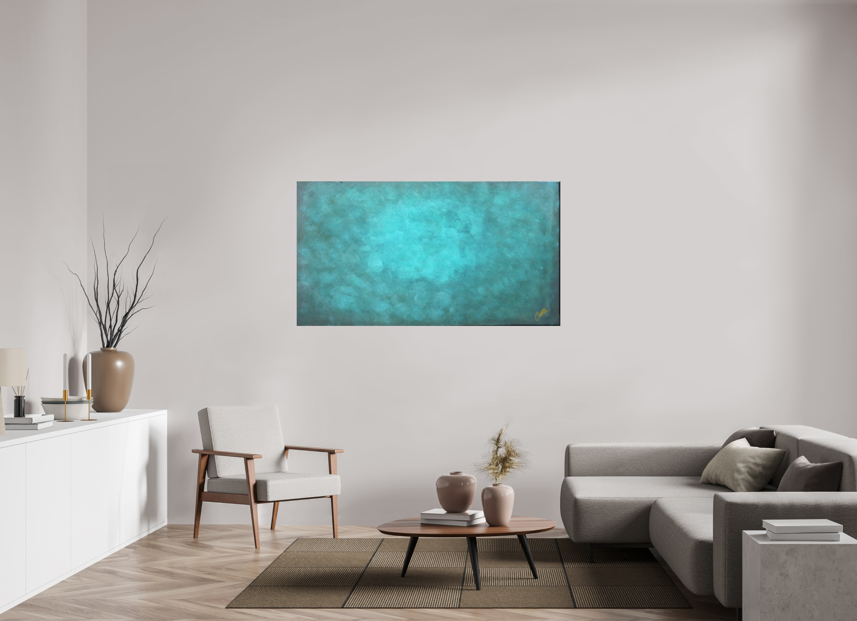 63.8 x 35″, *Photo Print on Fuji Silk Paper No Frame Emerald Fade