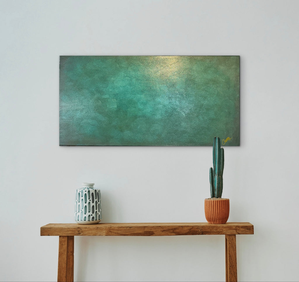 Emerald Fade - The Living Abstract