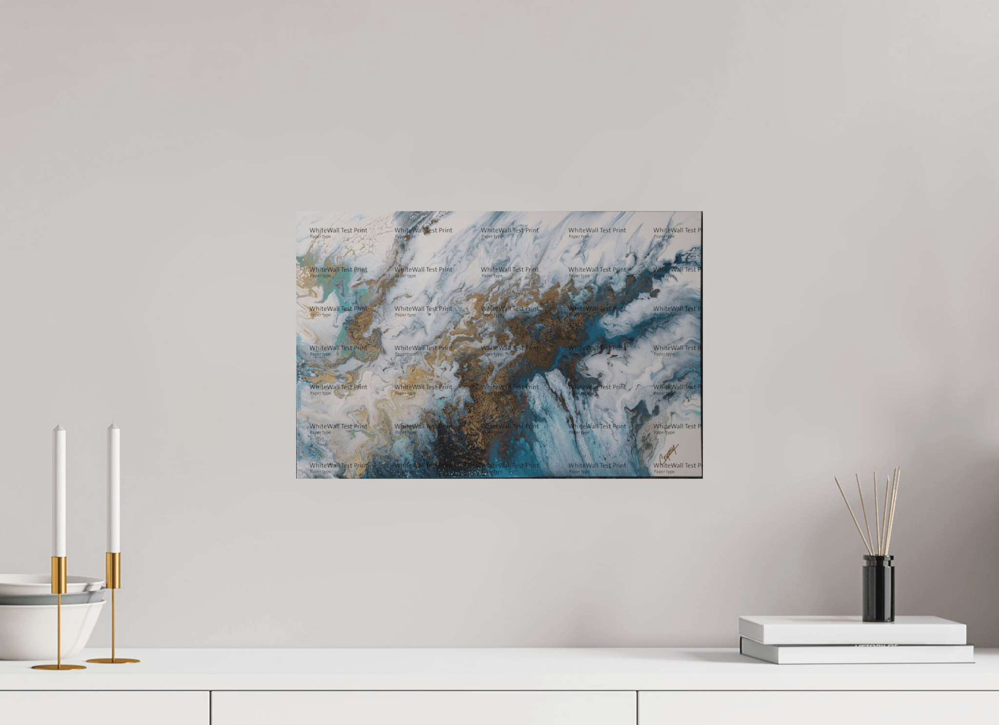 Seascape Canvas - Original Acrylic Ocean Painting - The Living Abstract