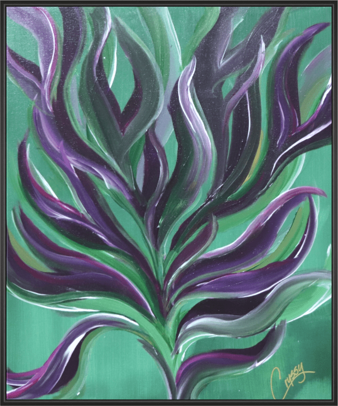 Large Botanical - Original Abstract Acrylic Painting - The Living Abstract