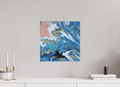 Coastal Blush - Original Tilt Pour Acrylic Painting - The Living Abstract