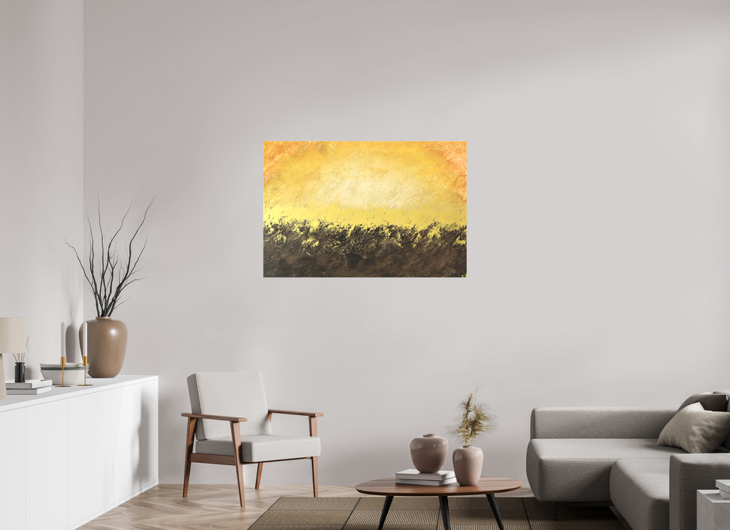 45 x 30″, *1.25" Matte Canvas No Frame Golden Sunset