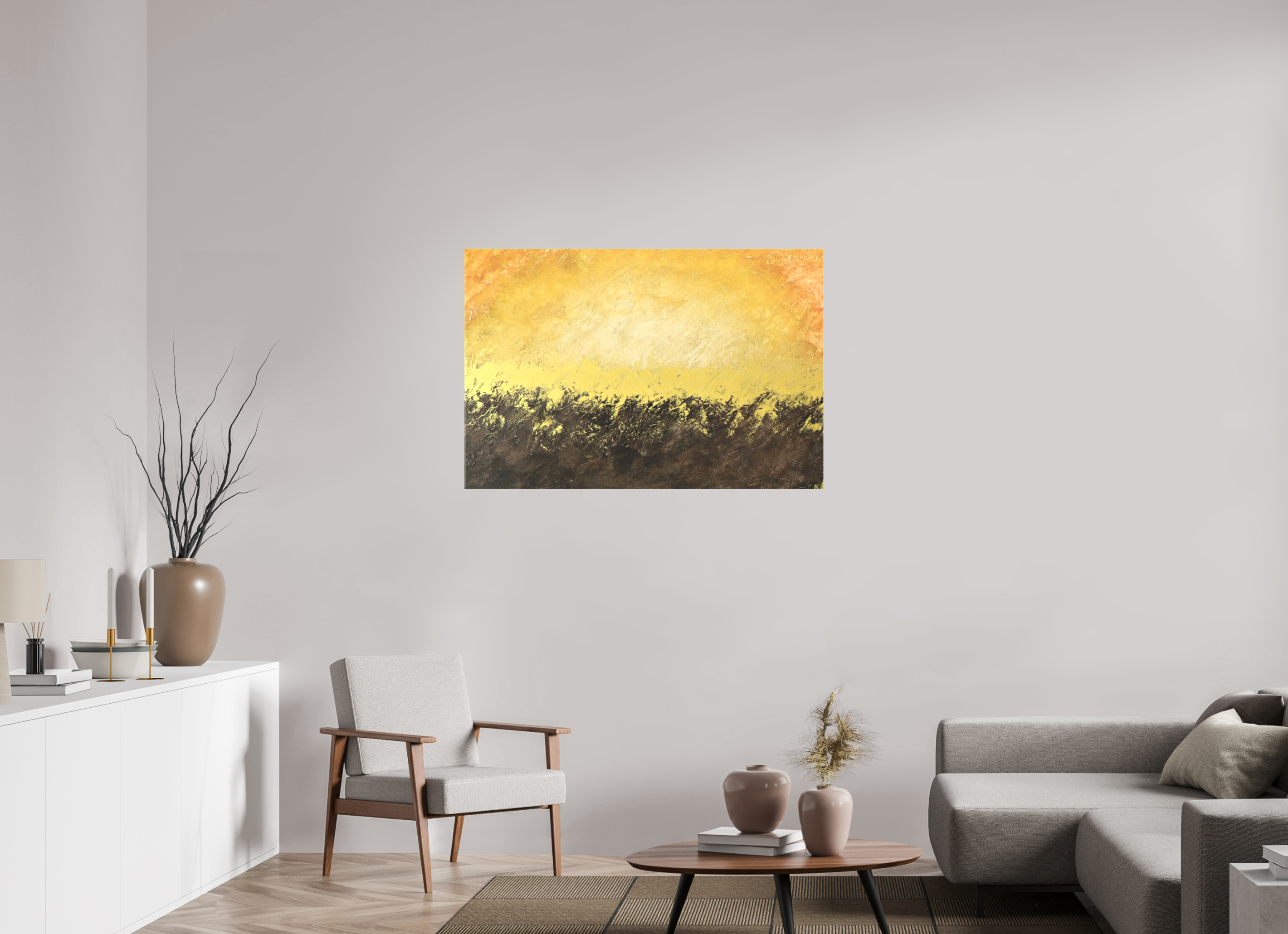 45 x 30″, *1.25" Matte Canvas No Frame Golden Sunset
