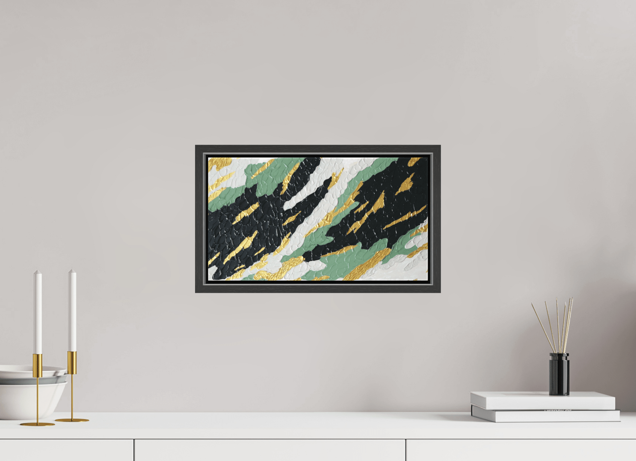 Gilded Forest - Textured Acrylic Art - The Living Abstract