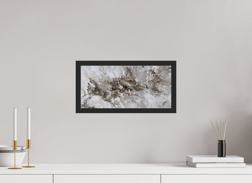 Beige Marble - Original Dutch Pour - The Living Abstract