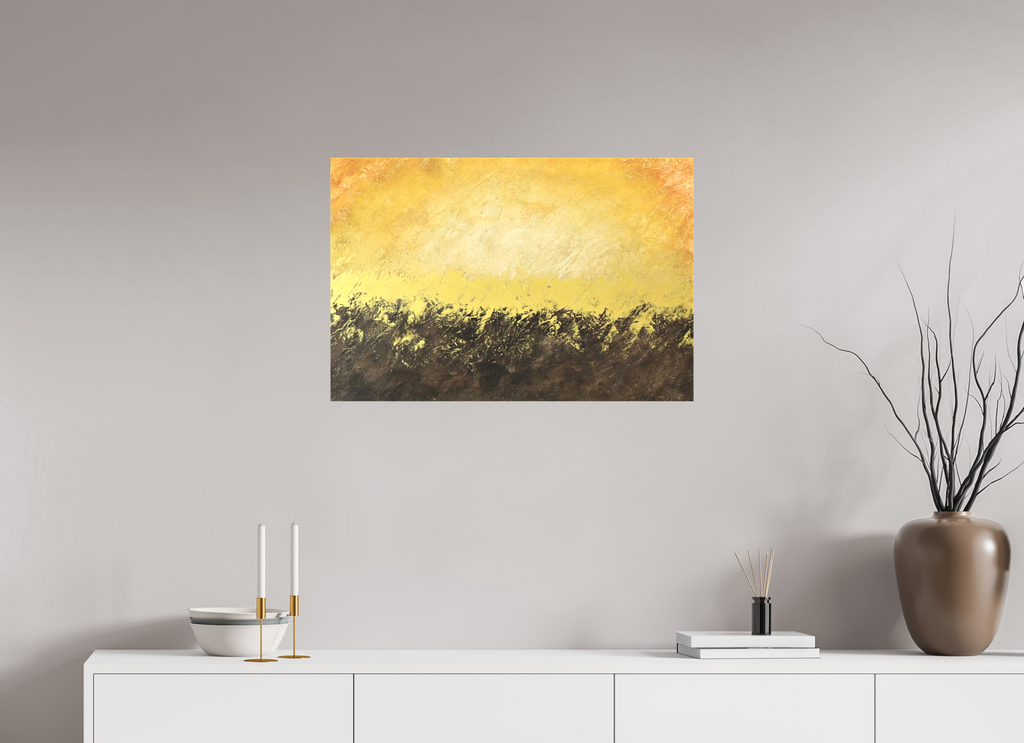 30 x 20″, *1.25" Matte Canvas No Frame Golden Sunset