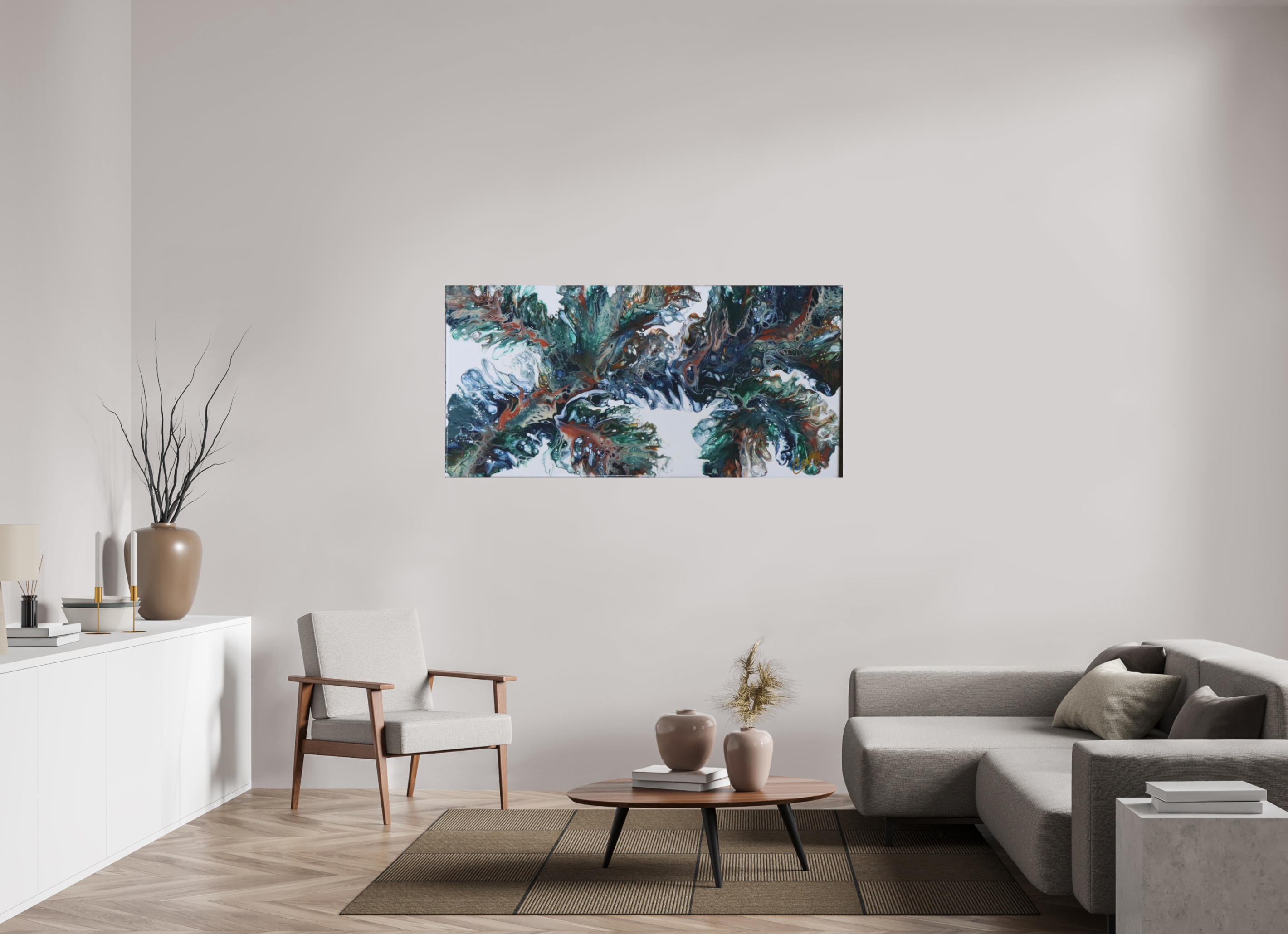 64.1 x 31″, *Photo Print on Fuji Silk Paper No Frame Kelp of the Sea