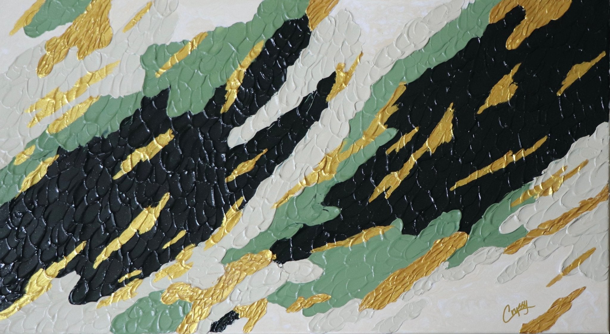 Gilded Forest — Original Textured Painting - The Living Abstract