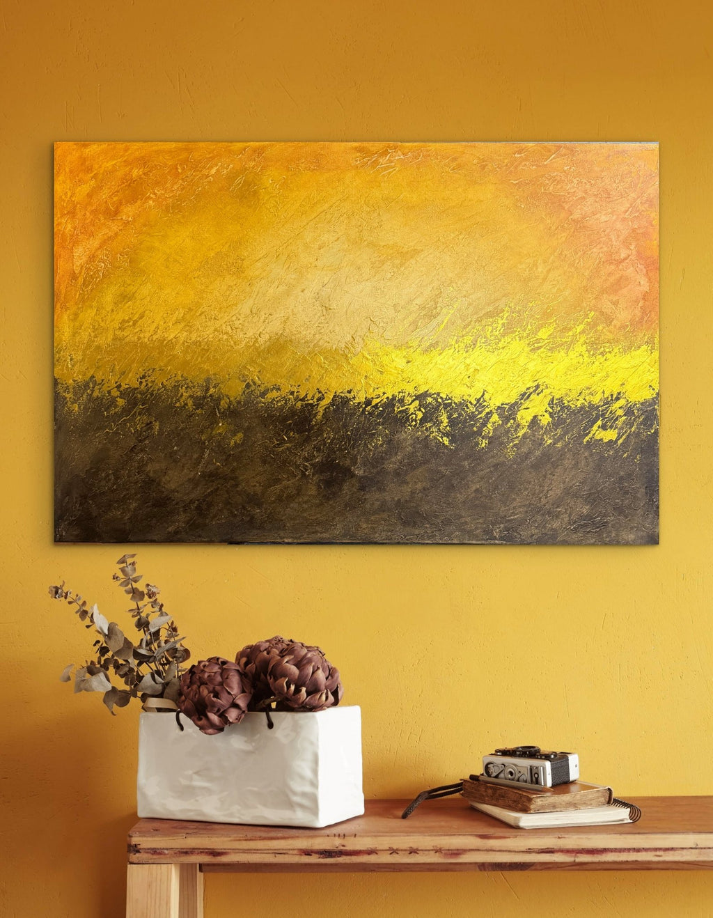 Golden Sunset - The Living Abstract