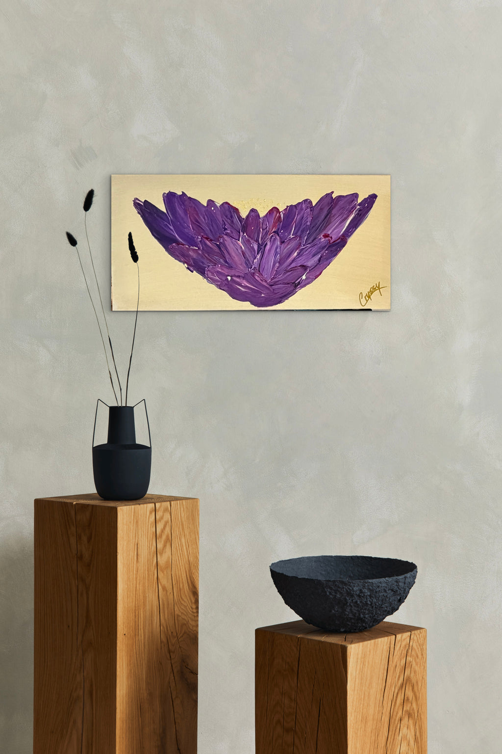 Purple Lotus - The Living Abstract