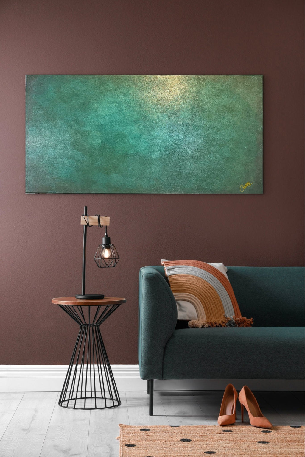 Emerald Fade - The Living Abstract