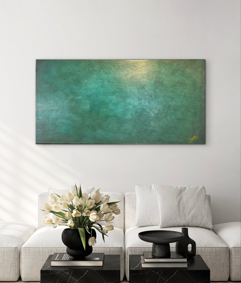 Emerald Fade - The Living Abstract