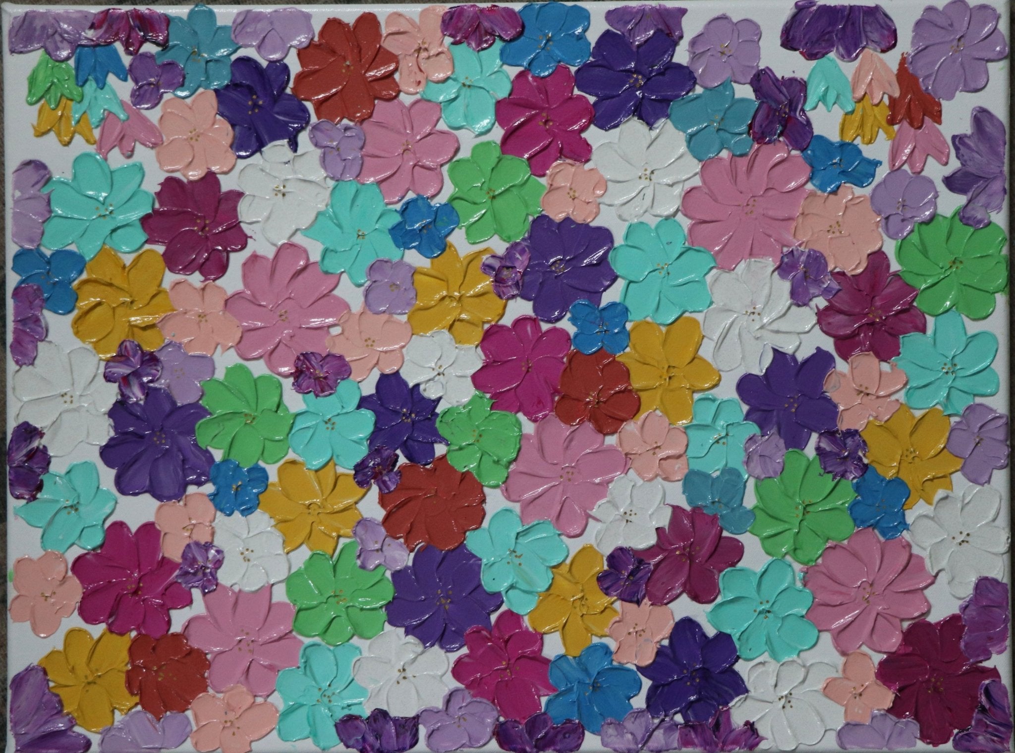 Spring Fling — Original Textured Painting - The Living Abstract