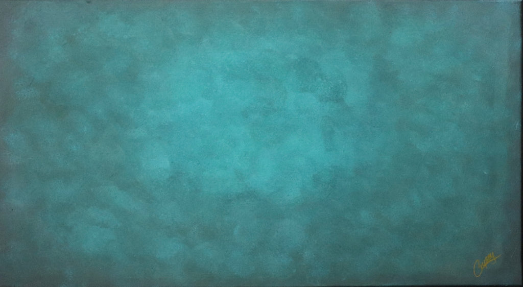 Emerald Fade - Original Textured Acrylic Painting - The Living Abstract