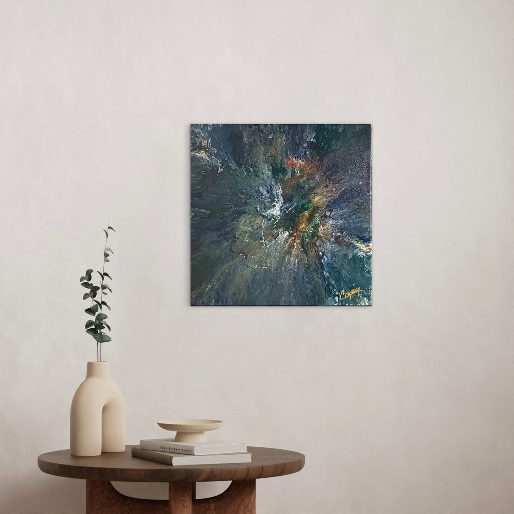Teal Flux - The Living Abstract