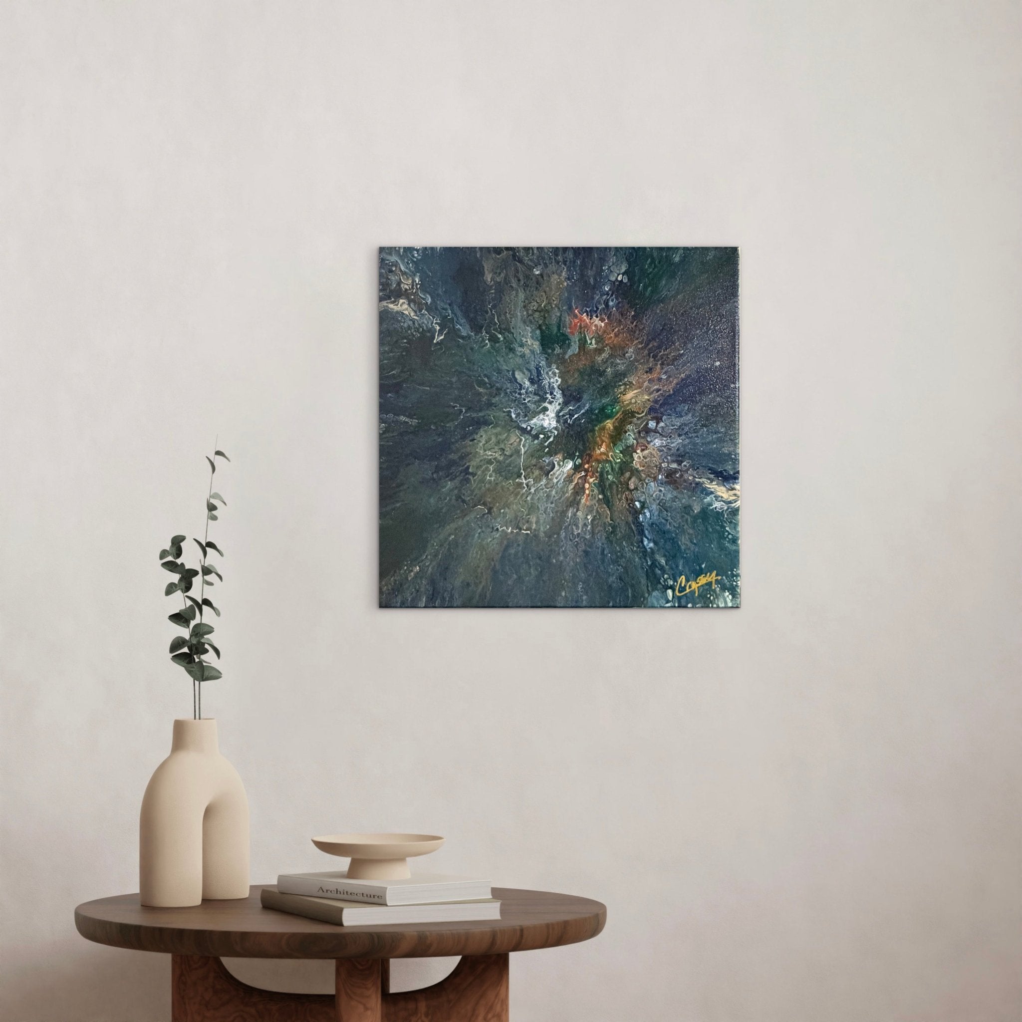 Teal Flux - The Living Abstract