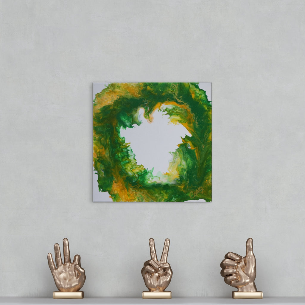 Oregon Ducks — Original Dutch Pour Painting - The Living Abstract