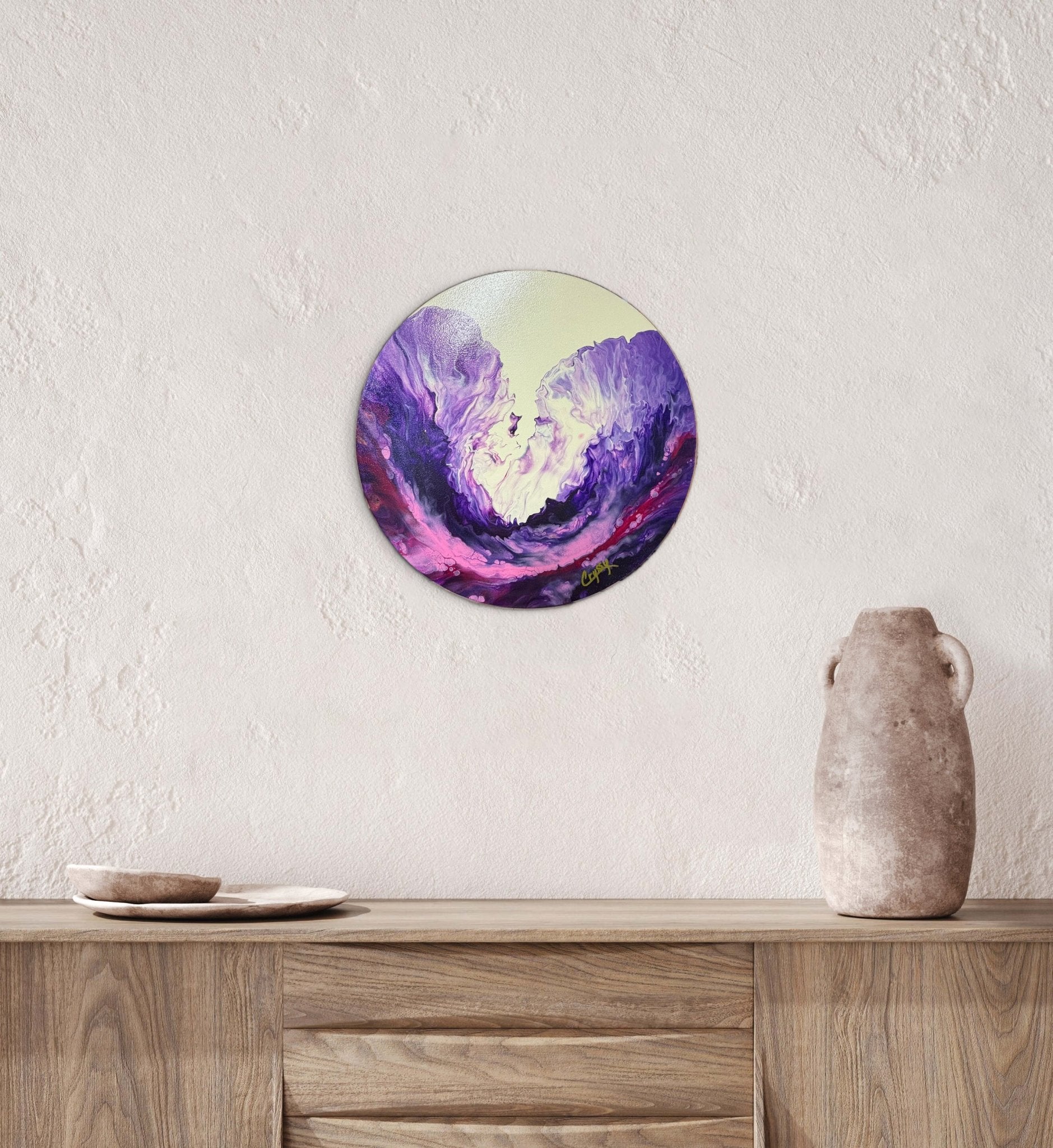Violet Genesis - The Living Abstract
