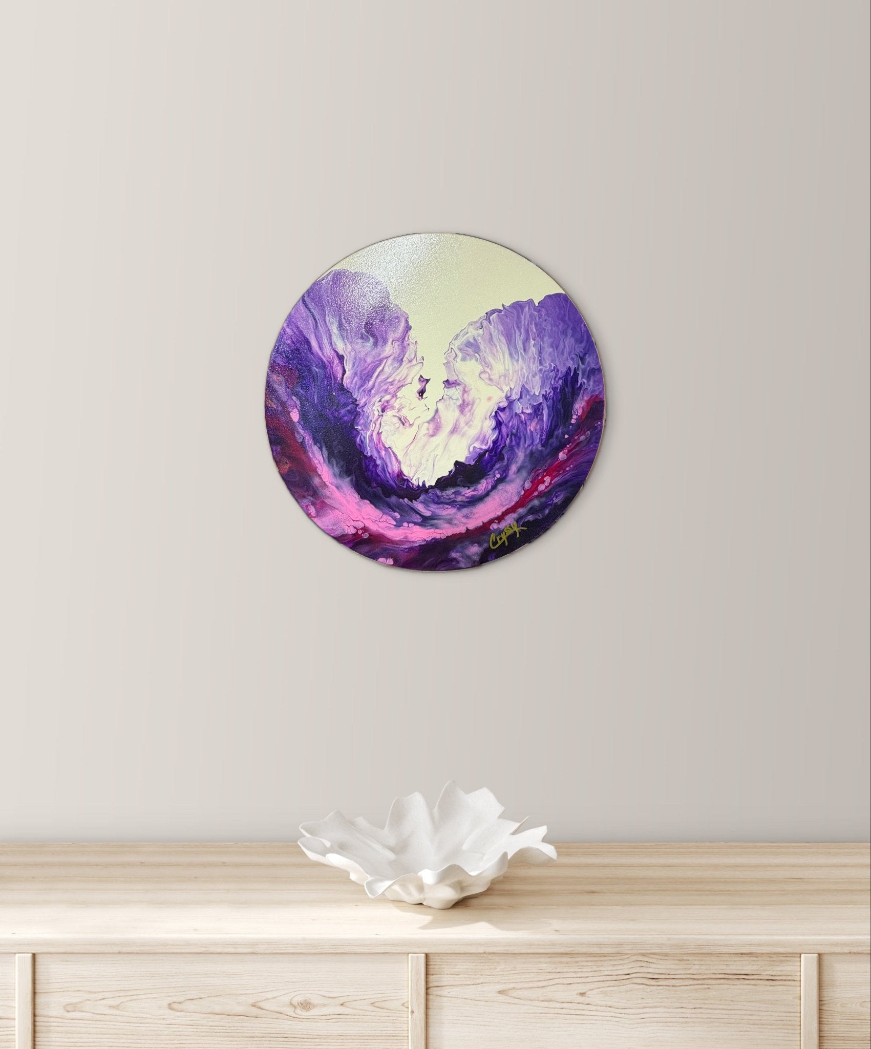 Violet Genesis - The Living Abstract
