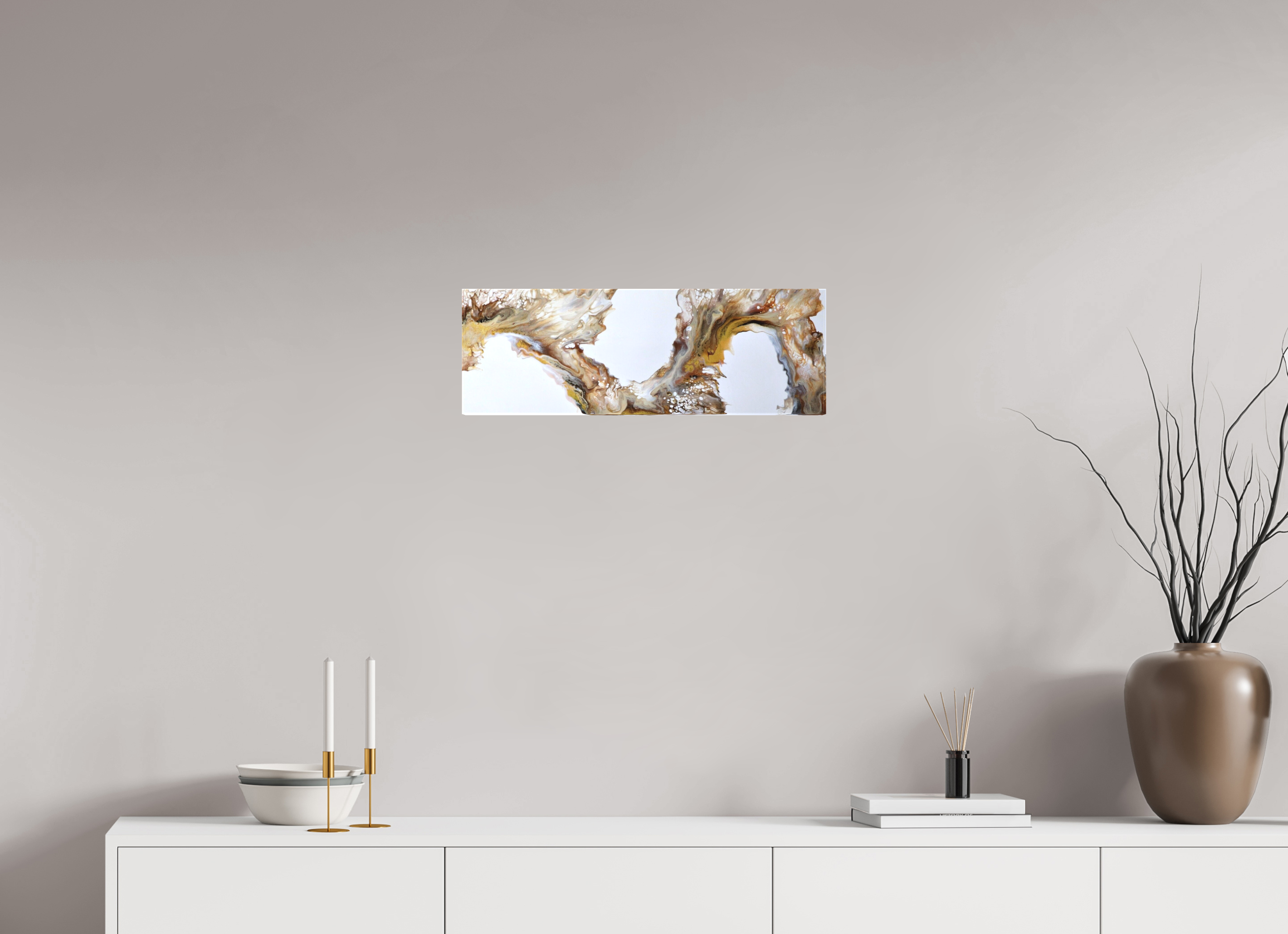 23.9 x 8″, *1.25" Matte Canvas No Frame Desert Sands