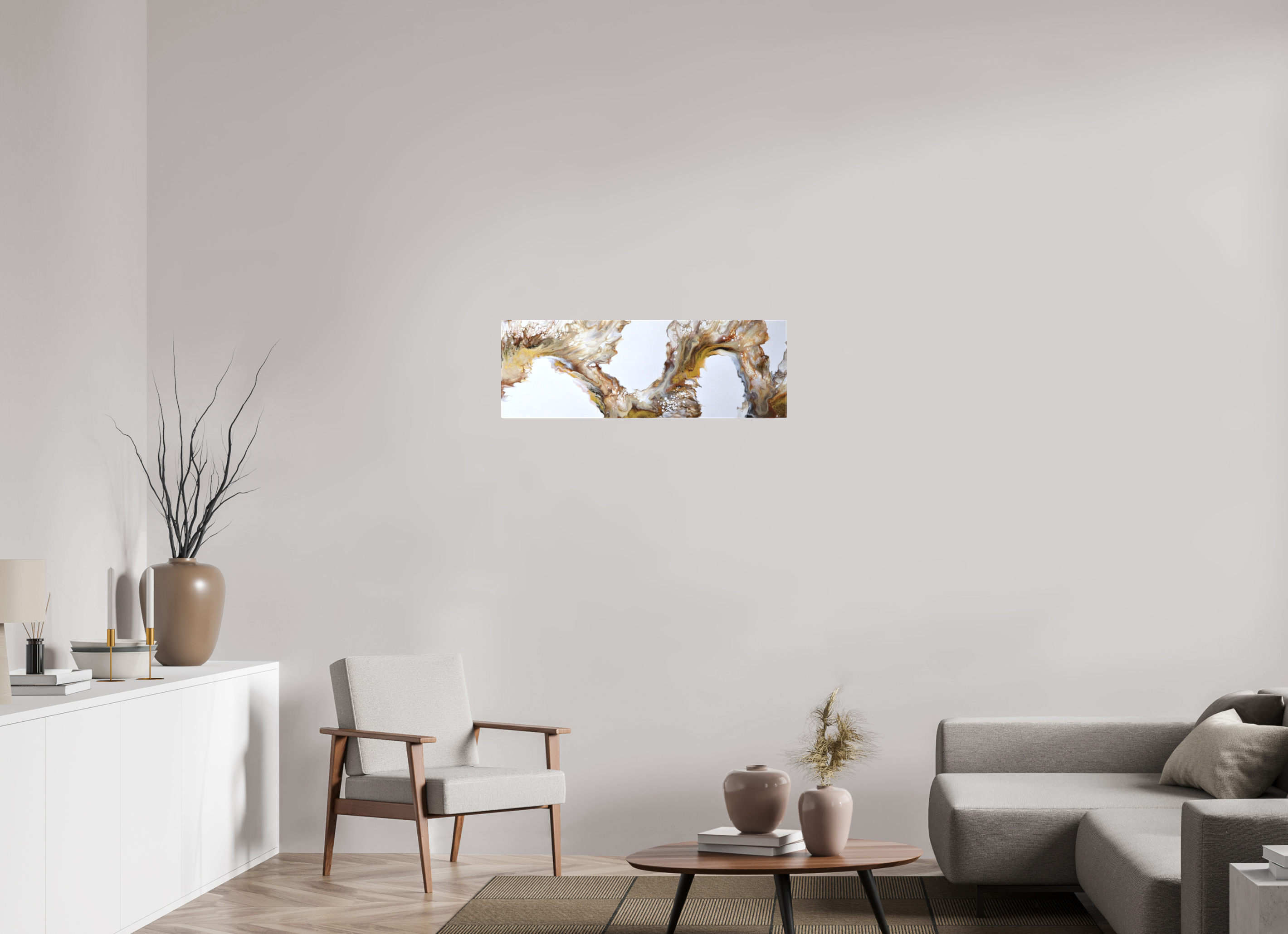 35.7 x 12″, *1.25" Matte Canvas No Frame Desert Sands