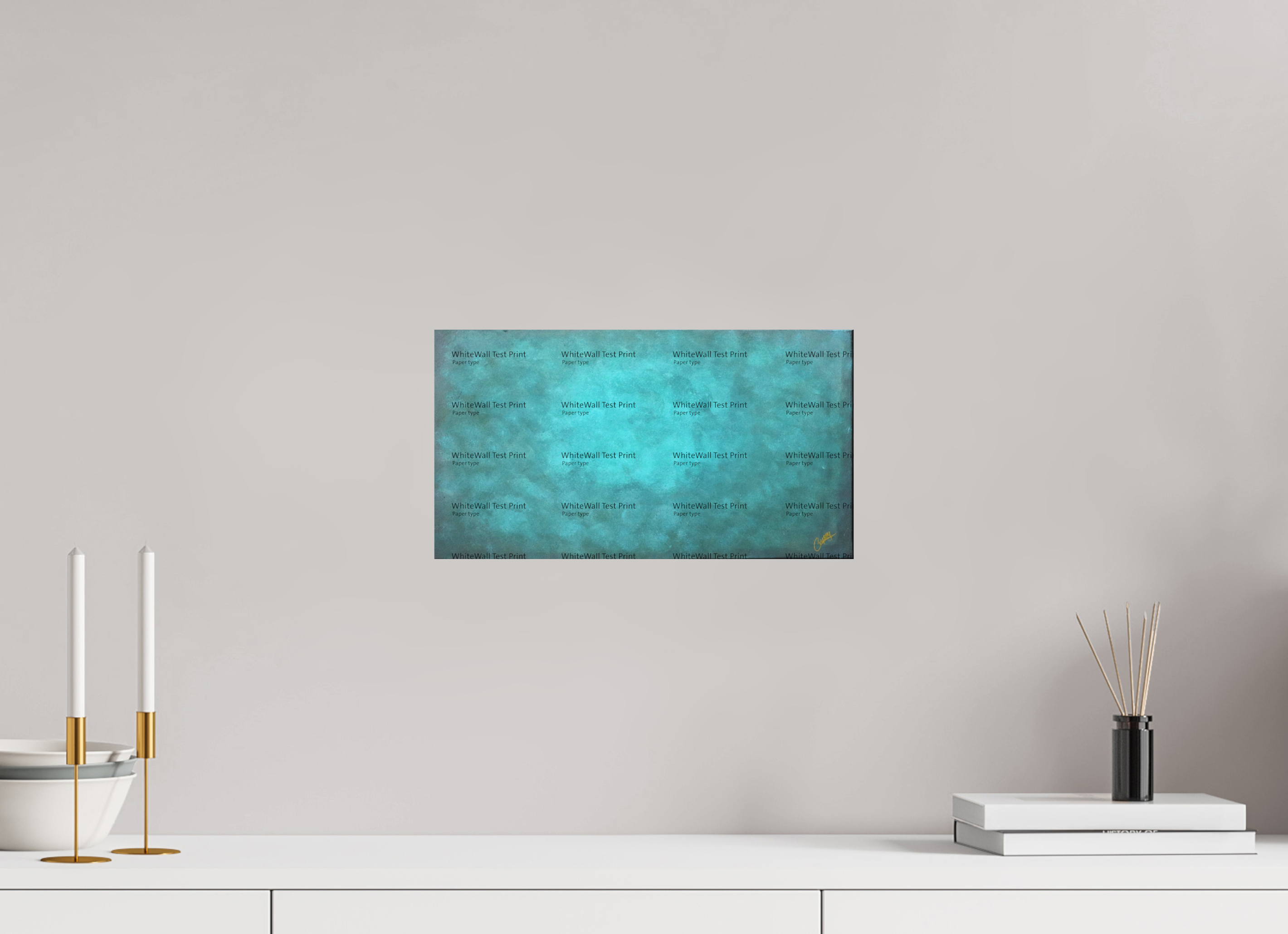 14.6 x 8″, *SAMPLE Photo Print on Fuji Silk Paper no frame Emerald Fade