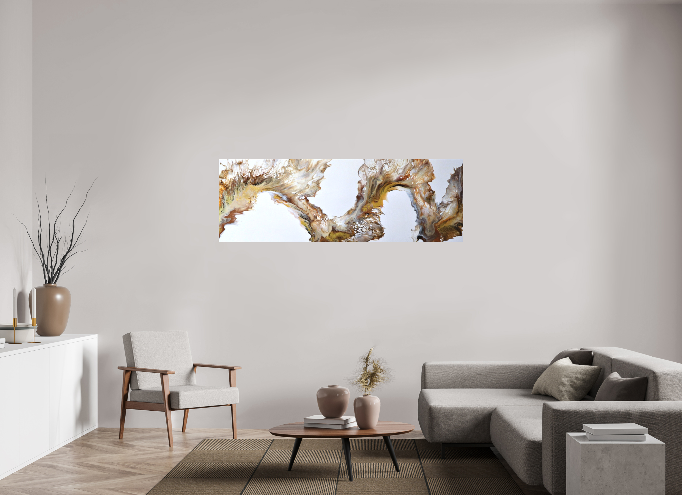 71.5 x 24″, *1.25" Matte Canvas No Frame Desert Sands