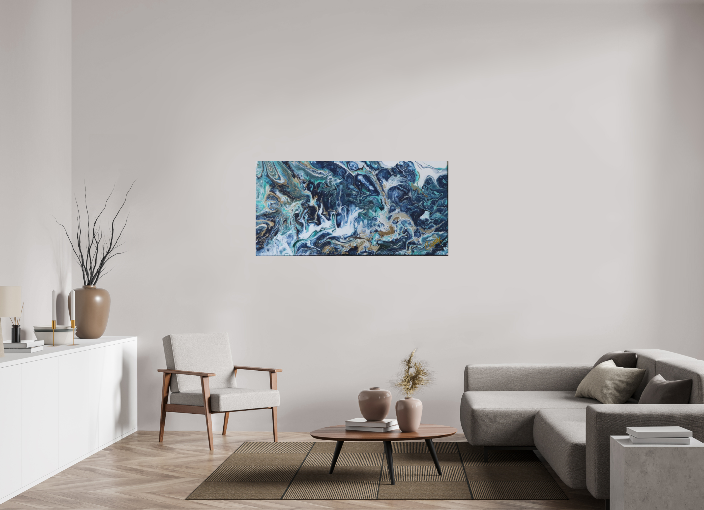 56.8 x 28″, *Photo Print on Fuji Silk Paper No Frame Above the Storm