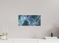 16.8 x 8″, *Photo Print on Fuji Silk Paper No Frame Teal Tidal Wave